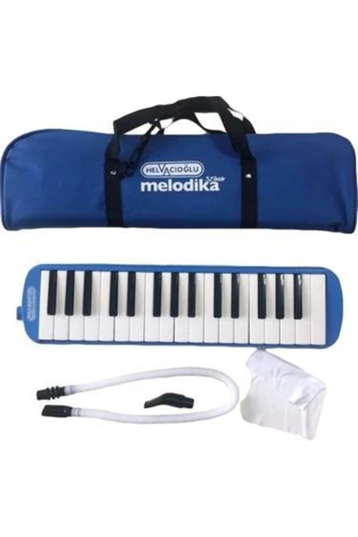 Helvacıoğlu Melodika 32k 32 Tuşlu Melodika, Bez Çantalı Melodika Pembe - Resim 4