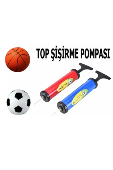 Kampus Kırtasiyem Üst Kalite Portatif Şişirme El Pompası Bisiklet,top,havuz,lastik,teker,yatak Hava Şişirme Aparatı ürün görseli 1