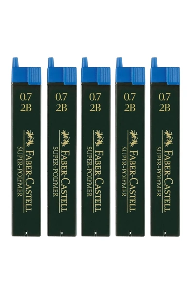 Faber Castell Min Super-polymer 0.7 2b Kalem Ucu 5 Adet ürün görseli 1