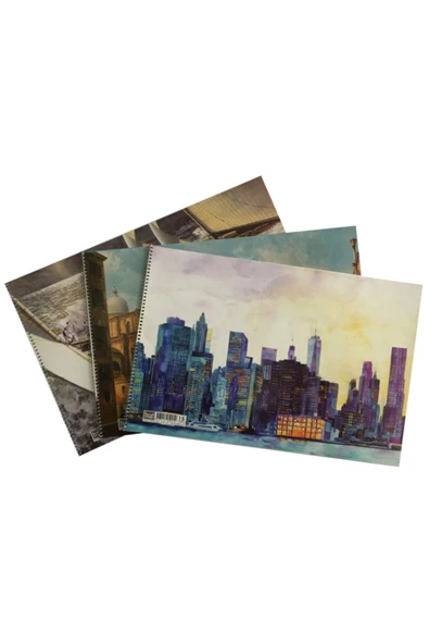 Sevinç Defter 15 Yaprak Spiralli Büyük Boy Resim Defteri ürün görseli 1