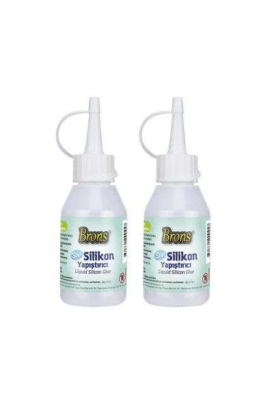 Brons Br-405 Sıvı Silikon Yapıştırıcı 100gr 2 Adet ürün görseli 1