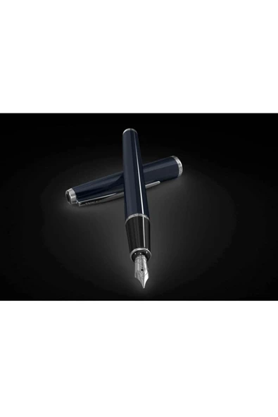 Scrikss Vintage 33 Dolma Kalem M Uç Lacivert - Resim 7