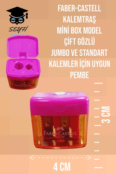 Faber Castell 1 ADET KALEMTRAŞ ÇEŞİTLİ MODELLER F-CASTELL %100  KALEMTIRAŞ ürün görseli