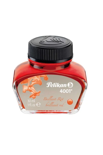Pelikan Germany 4001 Dolma Kalem Mürekkebi 30 Ml. Kırmızı + Mavi + Siyah ürün görseli 1