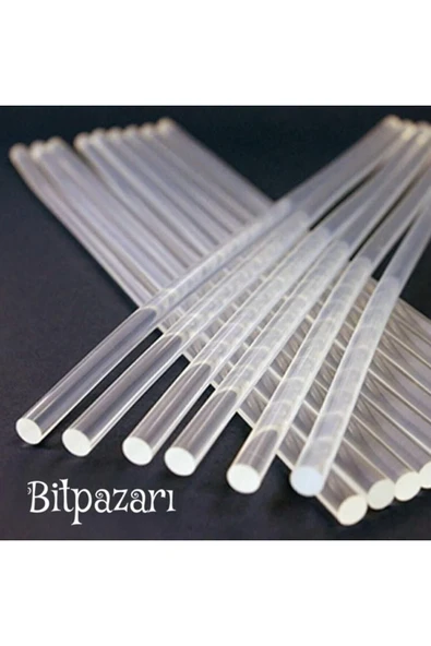 Kampus Kırtasiyem 10 Adet Ince Silikon - Çap 7mm - Uzunluk 30cm ürün görseli 1