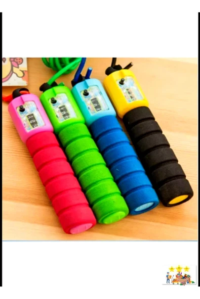 Kampüs Kırtasiyem Sayaçlı Atlama Ipi Saplı Antrenman Aleti Ip Egzersiz Evde Spor - Resim 3