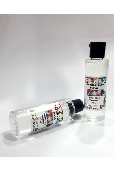 Fenix 2 Adet Puzzle Pazıl Yapıştırıcısı Şeffaf 70 Ml - Resim 3