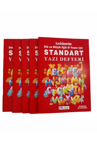 mcolor 1.sınıf Harf Örnekli Standart Güzel Yazı Defteri 5 Li Set ürün görseli 1
