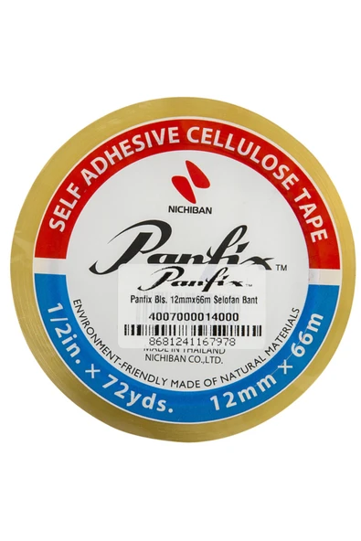 Panfix Selofan Bant 12 mm x 66 m ürün görseli
