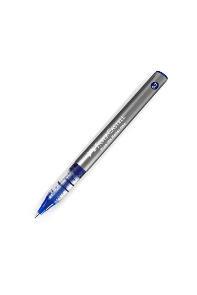 Faber Castell Mavi Pilot Kalem Iğne Uçlu 0.7 Free Ink Roller Fine Document Prof 1 Adet 0,7 Pilot Kal - Resim 2
