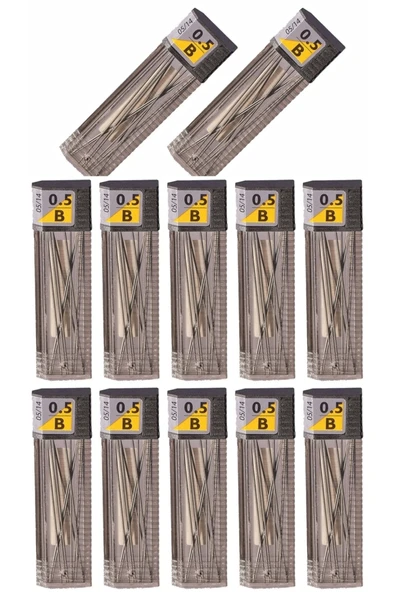 Tombow Mono 0.5 Kalem Ucu B 60 Mm 12 Min *12'li Kutu Özel Orijinal Plastik Kutusunda ürün görseli 1