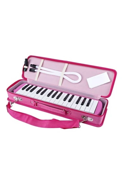Ticon Temat 32 Tuşlu Çantalı Melodika - Pembe ürün görseli 1