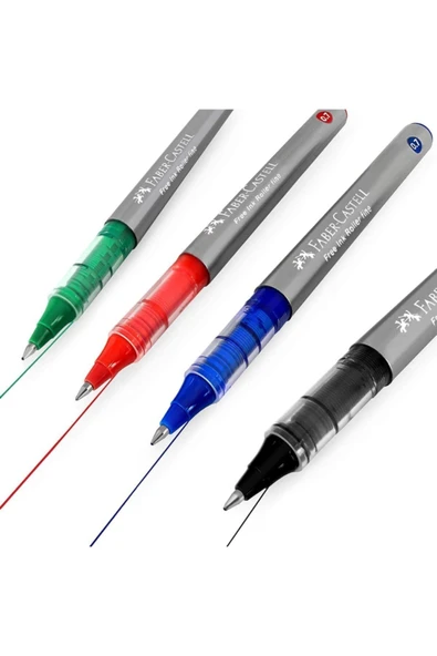 Faber Castell Faber Castel Free Ink Roller Pilot Kalem 0.7 Siyah - Resim 2
