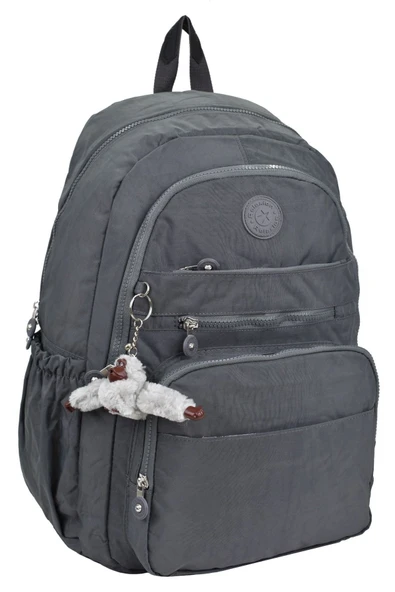 Kampüs Kırtasiyem Su Geçirmez Krinkıl Kumaş Ortopedik Çok Gözlü Okul Sırt Çantası ürün görseli