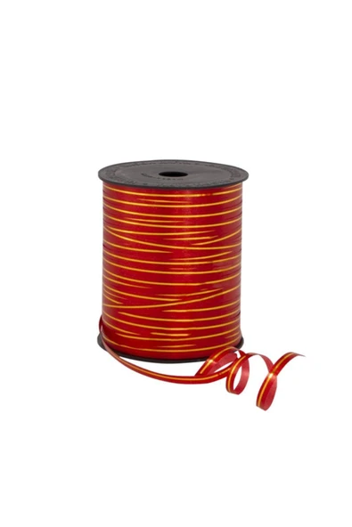 Helvacıoğlu Melodika Vagon Rabant (rafya) 5 Mm X 200 Metre Yaldızlı Kırmızı 4021 (2 Li Paket) ürün görseli 1