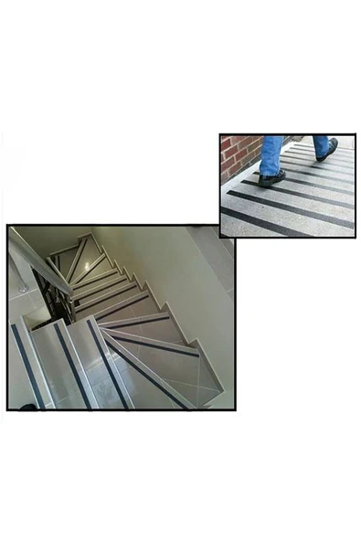 Kampüs Kırtasiyem Merdiven Ve Zemin Kaydırmaz Bant 25 Mm X 5 M - Resim 2