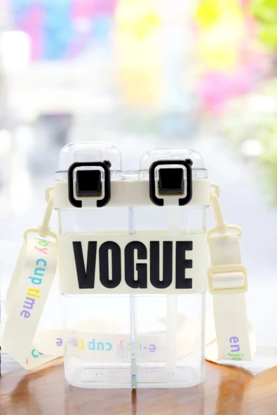 Kampus Kırtasiyem Okul Öğrenci Vogue Şık Tasarım Çift Bölmeli Çift İçimli Çocuk Suluk Matara ürün görseli 1