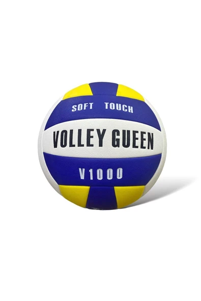 Kampus Kırtasiyem Volley Quenn Soft V 1000 Voleybol Topu Lacivert Sarı Beyaz ürün görseli 1