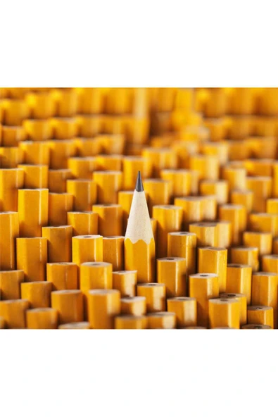 Adel 6 Deste 60 Adet Klasik Kurşun Kalem Kalemtraş-silgi Hediyeli - Resim 6