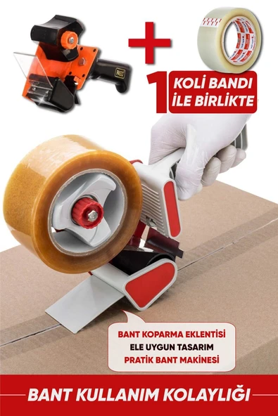 PASO Koli Bant Makinesi 100mt Koli Bandı - Çeyiz Paketleme, Taşınma, Kolileme ürün görseli 1