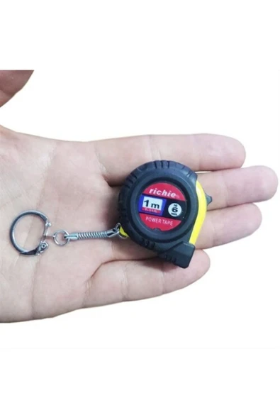 Cora Yabigel Anahtarlık Cep Şerit Metre 1 Metre - 3 Adet ürün görseli 1