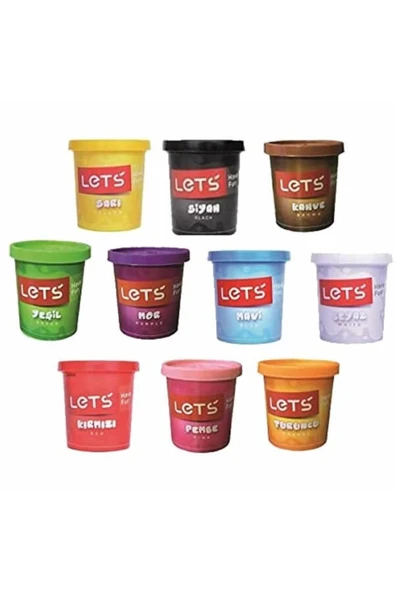 LET'S HAVE FUN Oyun Hamuru Tek Renk Turuncu 115 Gr L8440 8 / Lets ürün görseli 1