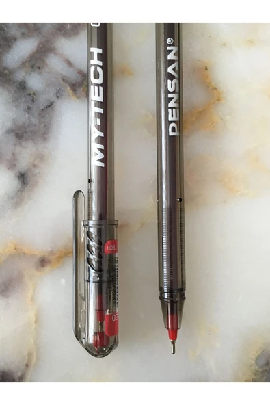 Pensan My Tech Tükenmez Kalem 0.7mm 10 Mavi - 10 Kırmızı (20 Adet) - Resim 4
