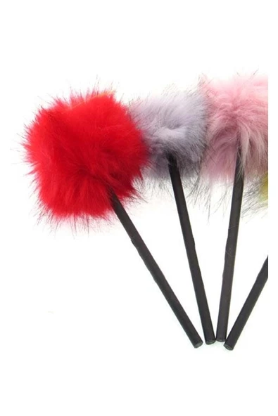 Silka Tüylü Ponpon Başlıklı Kurşun Kalem ürün görseli 1