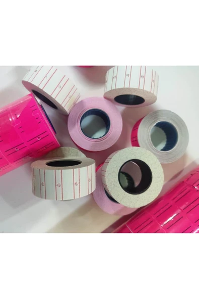 Kampus Kırtasiyem FİYAT ETİKETİ-5 ADET 12X21 MM FİYAT ETİKETİ-BEYAZ - Resim 5