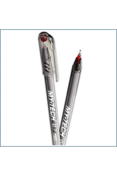 Pensan My-tech 0.7 Mm Kırmızı Tükenmez Kalem - Resim 3
