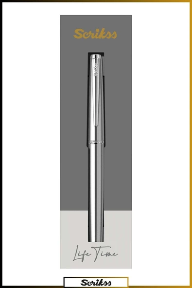 Scrikss 78 M Dolma Kalem Krom Özel Kutu - Resim 3