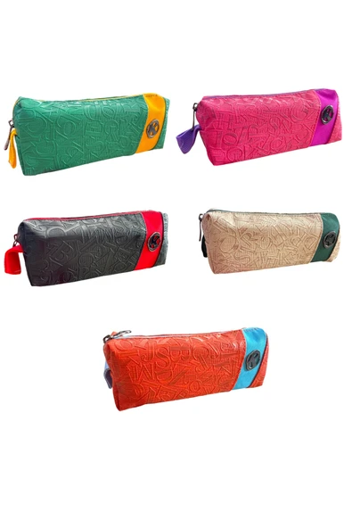 Kalemlig Kl24-19 Fashion Middle Suni Deri Tek Bölmeli Kalem Çantası ürün görseli