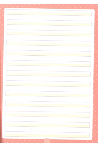 mavi boncuk eğitim A4 Boy 40 Sayfa Kılavuz Çizgili Yazı Defteri Yeni Maarif Modeli - Resim 2