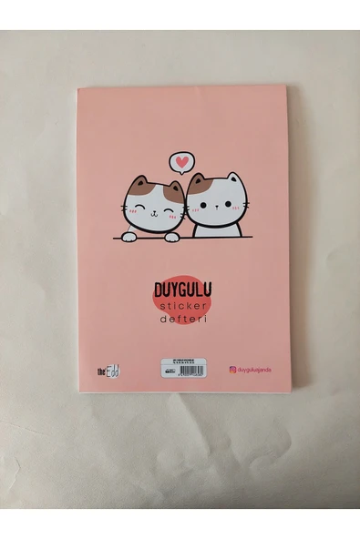 Kampüs Kırtasiyem Duygulu Sticker Kitapçığı 16 Sayfa - 24 * 17 cm / Defter Ajanda Çıkartma  Eğlenceli Sticker - Resim 6
