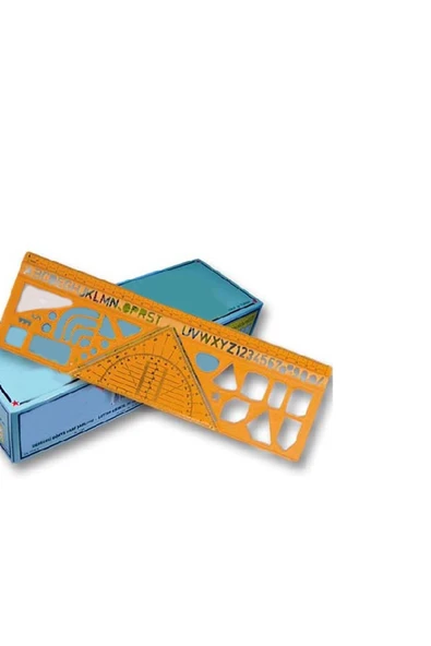 Kampus Kırtasiyem Dereceli Gönye Harf Şablonu 30 cm ürün görseli 1