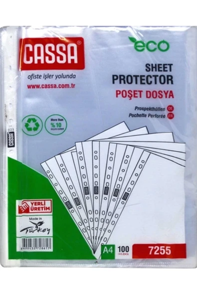 Cassa Poşet Dosya 100 Adet Şok Şok Şok ürün görseli 1