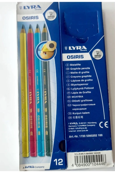 Lyra Germany Osiris 12'lı  Kurşun Kalem Seti Üçgen ürün görseli 1