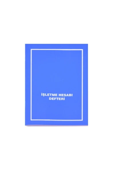 Gülpaş Kırtasiye 118 Işletme Defteri Gelir Gider Plastik Kapak 40 Yaprak ürün görseli 1
