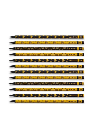 Adel Blackline 2b Arı Kurşun Kalem 12 Li Paket (2061130160) ürün görseli 1