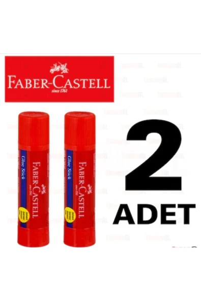 Faber Castell 20 Gram Orta Boy Stick yapıştırıcı 2 Adet ürün görseli 1