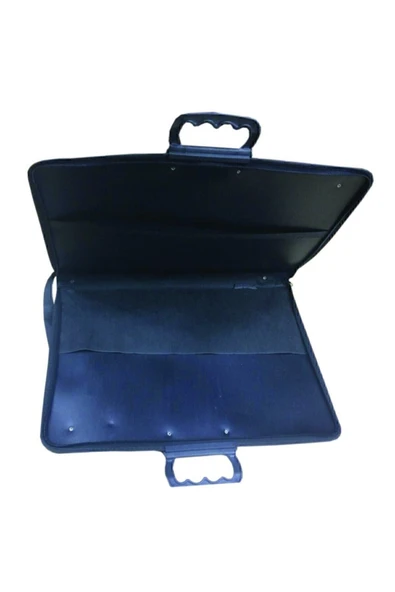 Kampus Kırtasiyem Proje Çantası 35-50 Cm Boyutunda Siyah Resim Çantası Askılı - Resim 2