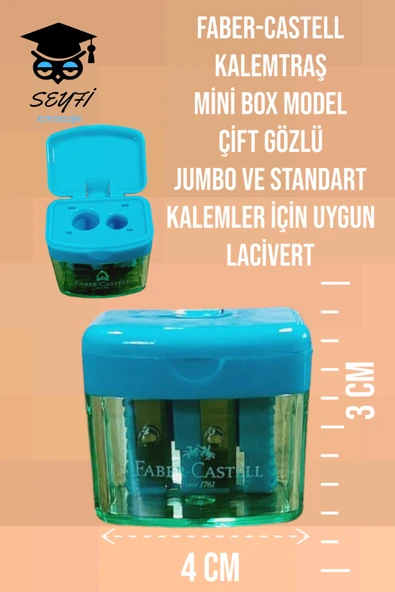 Faber Castell 1 ADET KALEMTRAŞ ÇEŞİTLİ MODELLER F-CASTELL %100  KALEMTIRAŞ ürün görseli