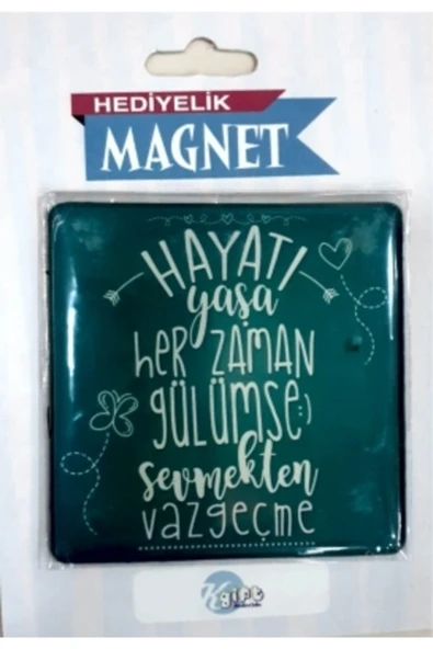 KESKİN COLOR Türkçe Özlü Sözler Damla Magnet ürün görseli 1