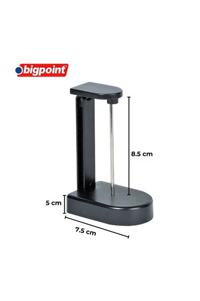 Bigpoint Not Kağıdı Tutacağı, Paslanmaz Iğneli Slip - Kasa Fişi Tutucu, Siyah - Resim 2