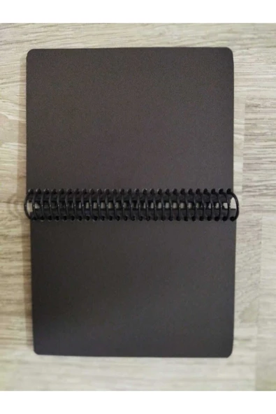 Pensan Siyah Yapraklı Defter Blacksketch Ve Beyaz Kalem - Resim 6