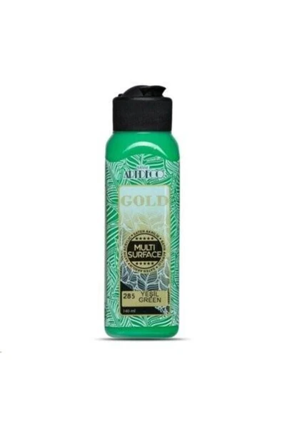 Artdeco lisans kırtasiye Gold Multi-surface Akrilik Boya 140ml Yeşil 285 ürün görseli 1