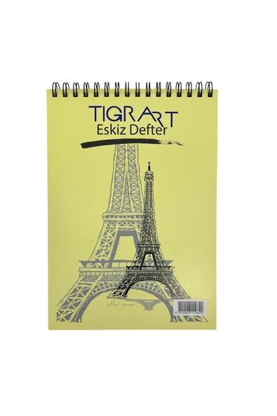Tigra Spiralli Eskiz Defteri A4 120 Yp. 80 Gr. ürün görseli 1