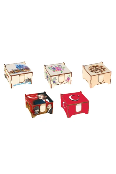 KESKİN COLOR Küp Notluk Ahşap Desenli 849914-99 ürün görseli