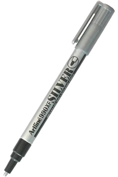 Artdeco lisans kırtasiye 990XF Silver Metalik Markör Uç:1,2mm Gümüş ürün görseli 1