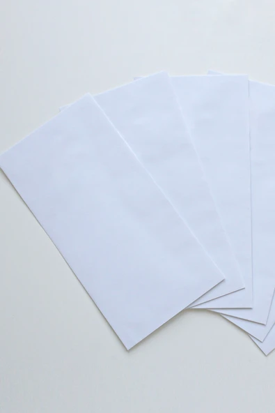 Kampus Kırtasiyem Diplomat Zarf 11x22 cm Beyaz 50 Adet ürün görseli 1